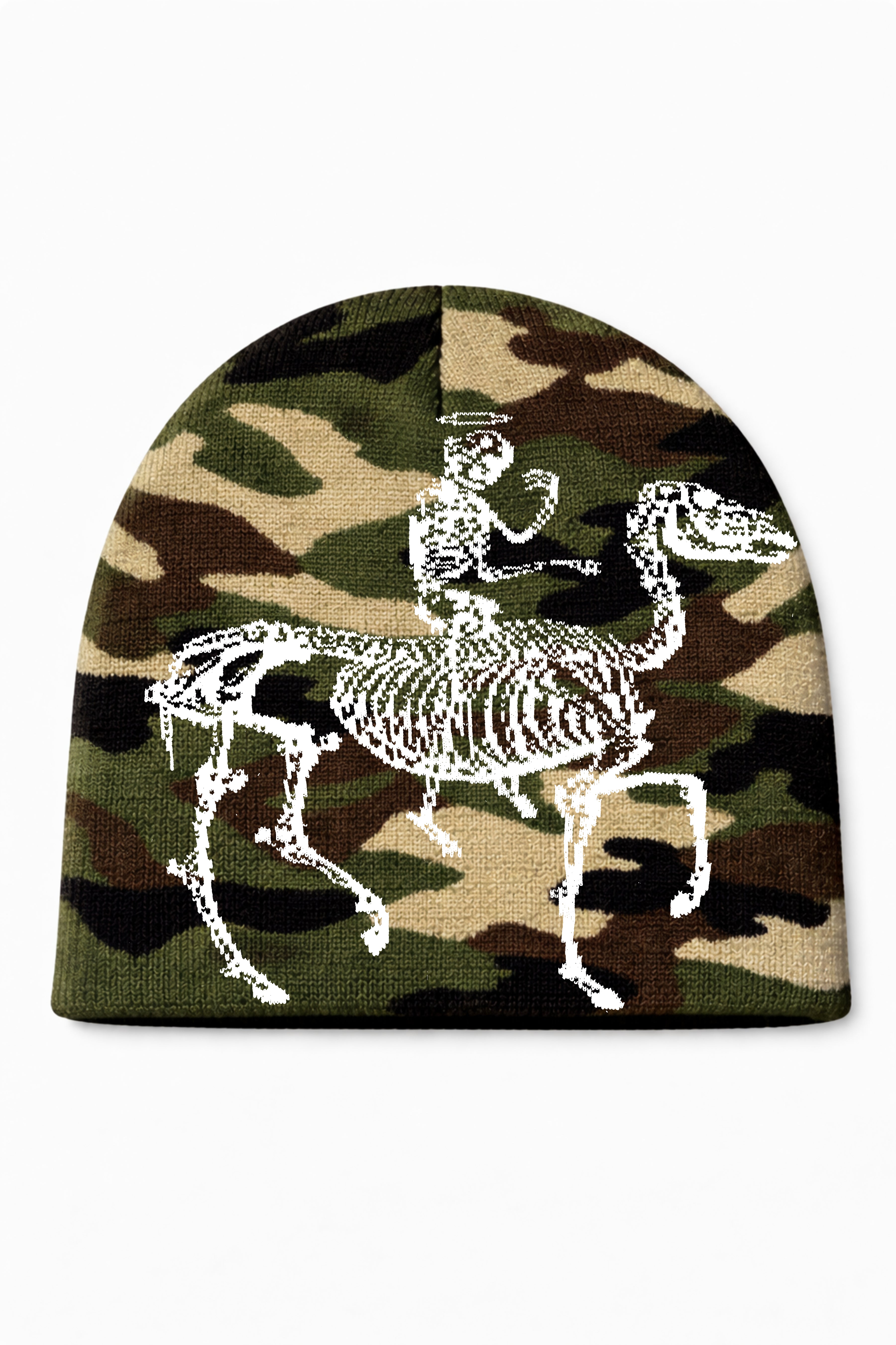 Rider Beanie (Woodland Camo)